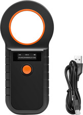 Lettore Di Microchip per Animali Domestici, OLED per Cani, Ricaricabile USB, Let