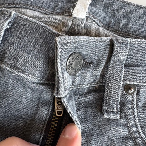 Jeans donna Rag & Bone/Jean 26 grigio lavaggio skinny fit vita media non invecchiato - Foto 9 di 10