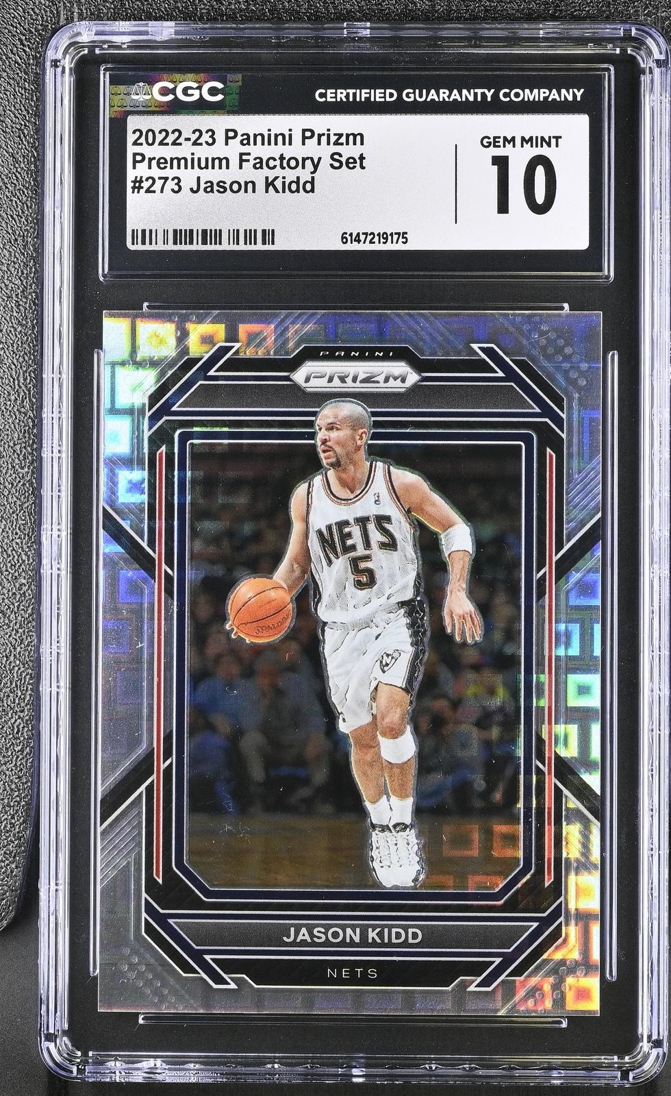 2022-23 Panini Prizm Jason Kidd Pandora Prizm Premium #/150 CGC 10
