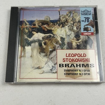 Leopold Stokowski - Brahms Symphony 1 & 3 CD 1998 Arkadia Classical
