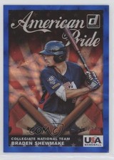 2019 Panini Donruss American Pride Blue 153/249 Braden Shewmake #AP3 3bs