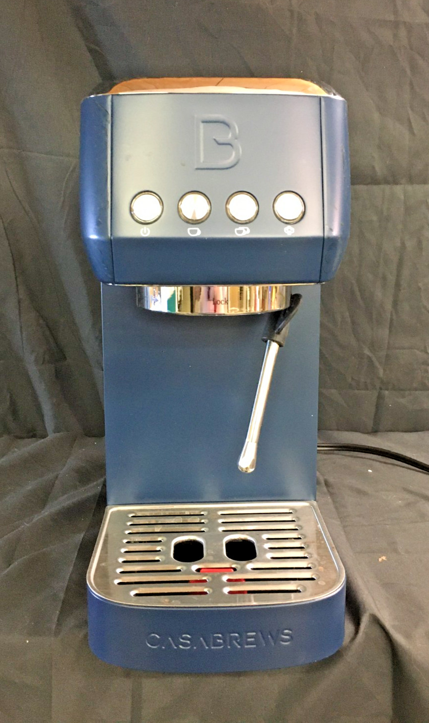 CASABREWS 3700 Essential 20 Bar Espresso Machine w/ Milk Steamer - Blue