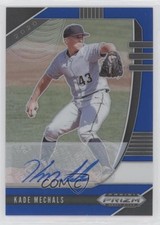 2020 Panini Prizm Draft Picks Blue 55/60 Kade Mechals #PDP112 Auto 7iu