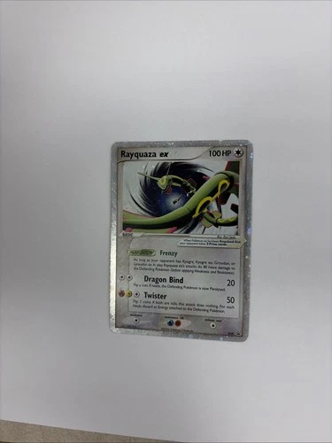 Pokémon Rayquaza ex 039 EX Deoxys Promo Holo 100 Dragon Bind Twister Card