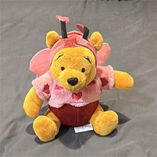 Disney Store Winnie the Pooh Plush Pink Butterfly Costume Disney Franchise Toy