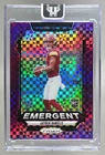 Jayden Daniels 2024 Panini Prizm #2 Purple Power Emergent Rookie RC /49