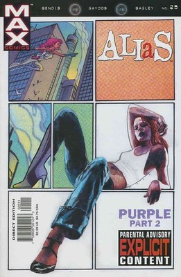 Alias (MAX) #25 FN; Marvel | Jessica Jones Bendis Purple Man - w/Bag+Board