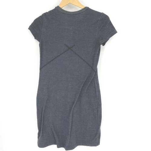 Abito T Shirt The North Face Taglia XS Donna Grigio Antracite Manica Corta Girocollo - Foto 4 di 8