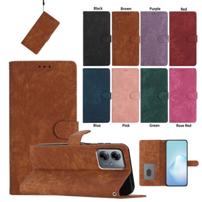 For Motorola Moto ''All''Series Magnetic Leather Flip Stand Card Wallet Case Cover