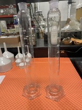 PYREX Glass 2982 500 mL Pyrex 27 Joint Ground Glass Graduated Cylinder TC 20C 