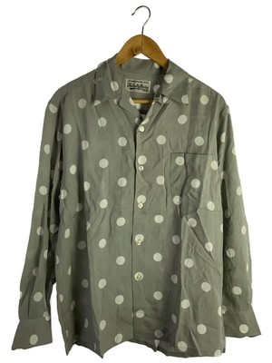WACKO MARIA Long Sleeve Shirt 23ss Hawaiian L S M Lyocell Grey Dot 