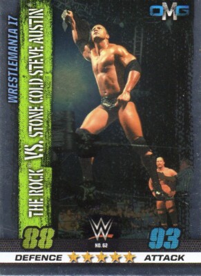2017 Topps WWE SLAM ATTAX 10. EDITION OMG, ICON & BASE KARTEN #25 - #180