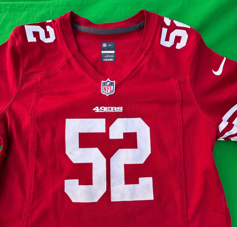Camiseta para mujer Nike NFL San Francisco 49ers Patrick Willis #52 talla M. Foto 3 de 4