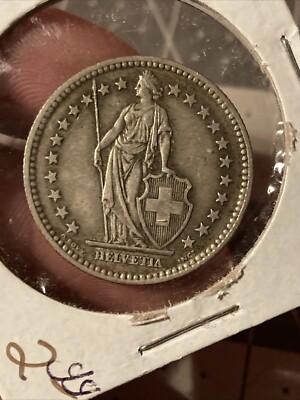 ファリネ Vintage 1957 Switzerland 2 Francs .835 Silver Coin | eBay