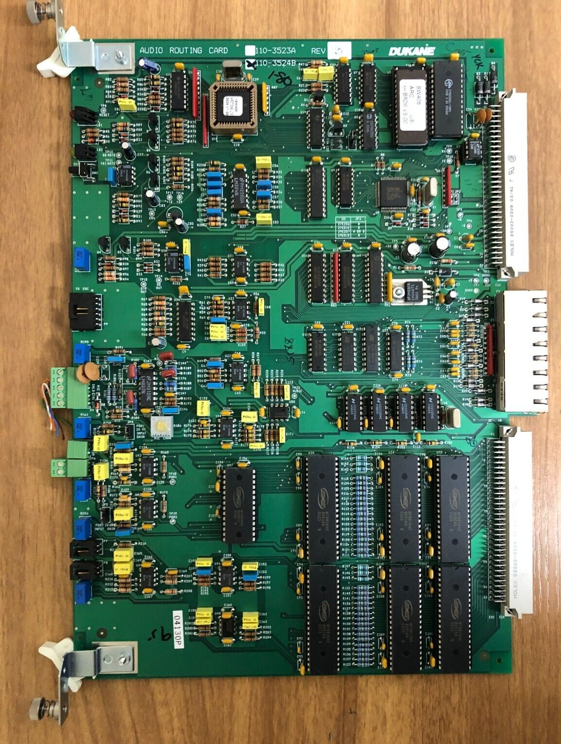 Dukane Audio Routing Card 110-3524B Rev-B