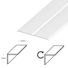 Flexible Angle Trim Plastic Corner Adjustable PVC Edging Beading 5 Metre Lengths