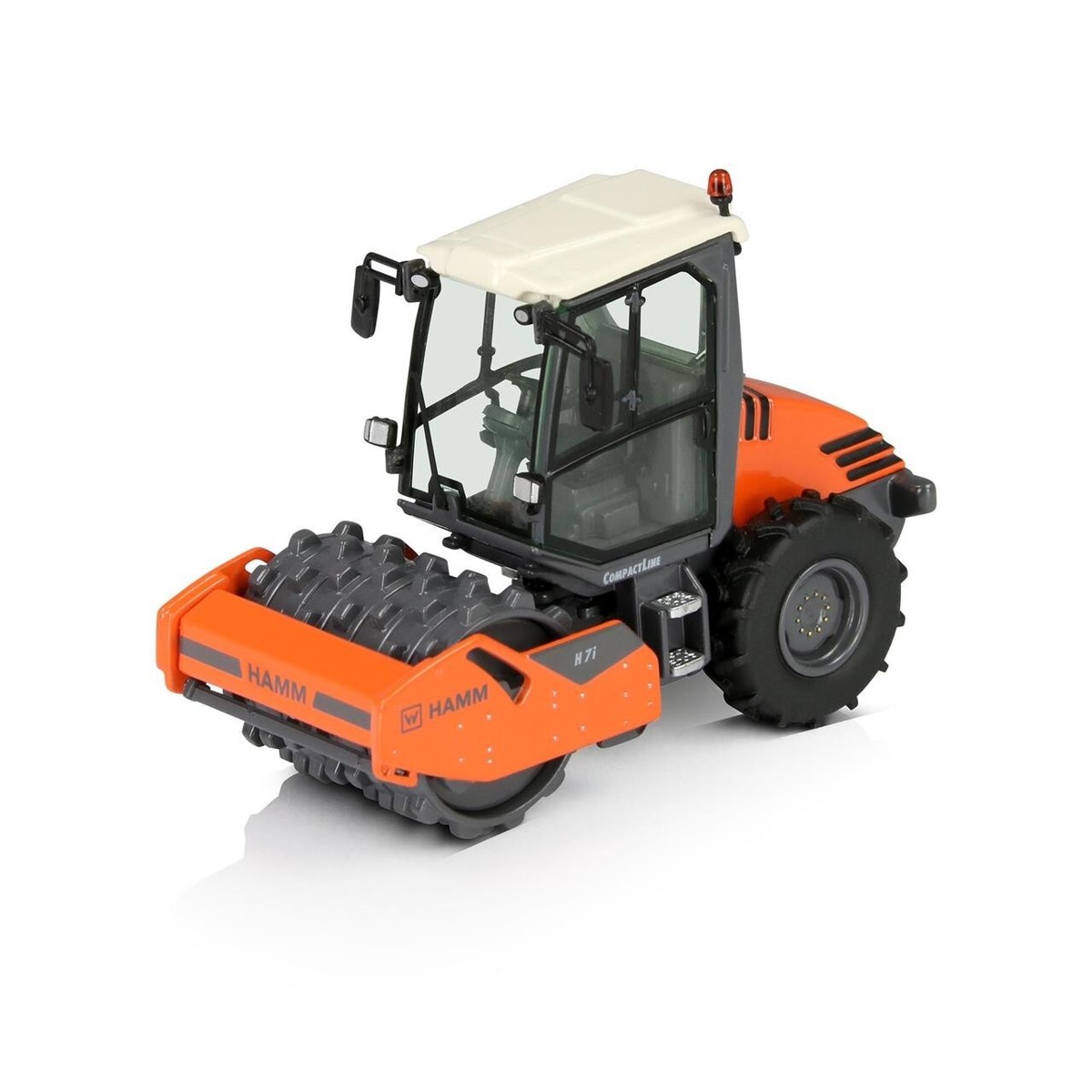 Hamm H7i Padded Roller Compactor with Cab - NZG 1:50 Scale