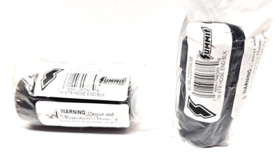 Lot of 2 SUM-220590B Fitting Rubber  -16 STR Hose End BLK