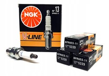 4x Zündkerzen V-Line von NGK passt für Hyundai Santa Fe I 2.0 99kW Bj. 2001-2006