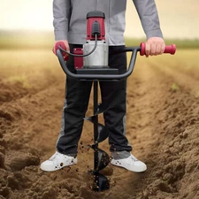 1500W Electric Post Hole Digger 1.6HP Earth Auger Bit+Extension Rod Quick Digger