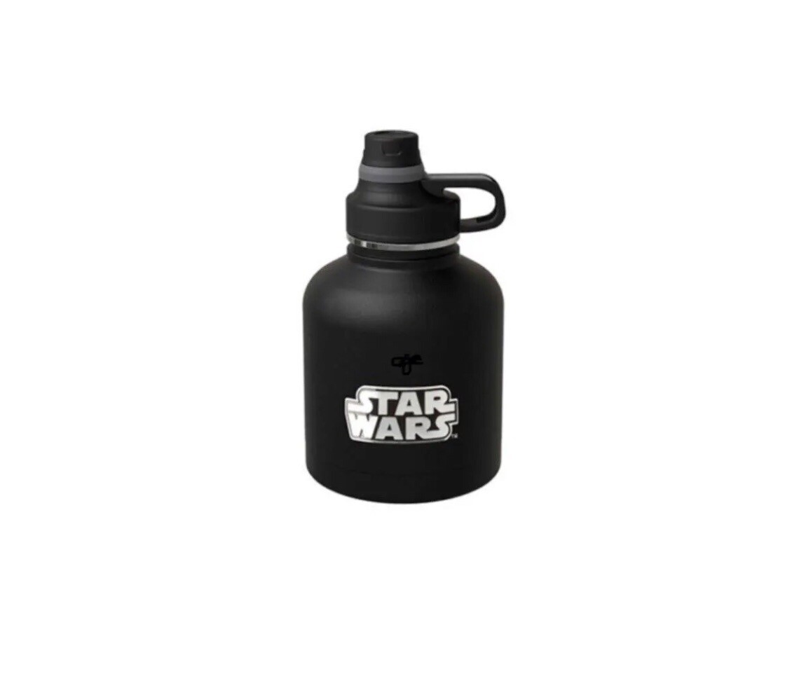 Star Wars 32 oz Stainless Steel Insulated Water Bottle Zak Designs Black Growler