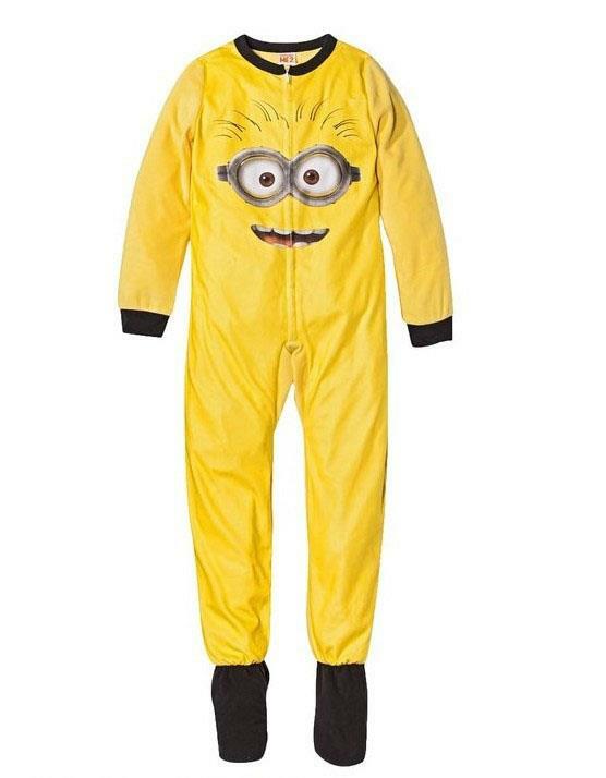 J03 Minion Despecable Me2 Kids Footed Pyjamas PJs Size M 7-8