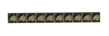 Stamps. USA. Tiffany Lamp. Coil Strip of Stamps. X25. Scott #3758