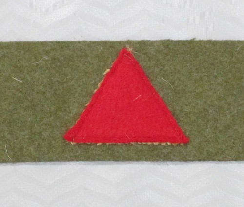 WW1 1st imperial camel corps puggaree and colour patch, plain pug - Picture 2 of 6