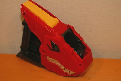 RARE BANDAI POWER RANGERS DINO CHARGE T-REX DISC LAUNCHER