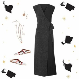 maya long sleeve maxi dress