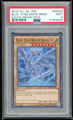 2016 BLUE EYES WHITE DRAGON D.S.O.D. MOVIE PACK PSA 9 MINT #EN055
