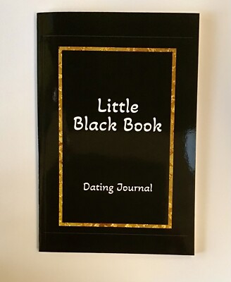 New $13.99 LITTLE BLACK BOOK Dating Journal - RATE THE DATE