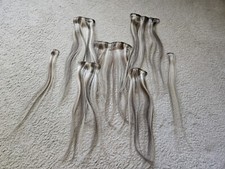 7 HUMAN HAIR LONG MIXED LIGHT BLONDE HIGHLIGHTS CLIP IN HAIR EXTENSIONS