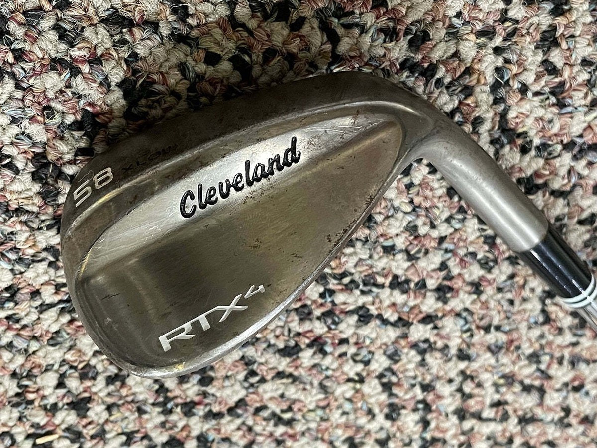 Cleveland RTX4 58° Lob Wedge Dynamic Gold S400 Tour S Flex Shaft 