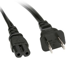 15 ft 2 Pin AC Power Cord / Cable for various Samsung LCD / LED TVs