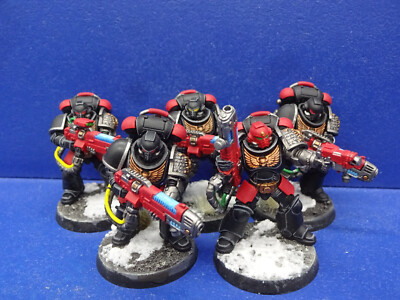 5 Primaris Hellblasters der Deathwatch GUT BEMALT 1