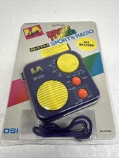 L A Rock Brite Tunes AM/FM Sports Radio All Weather VTG 1991