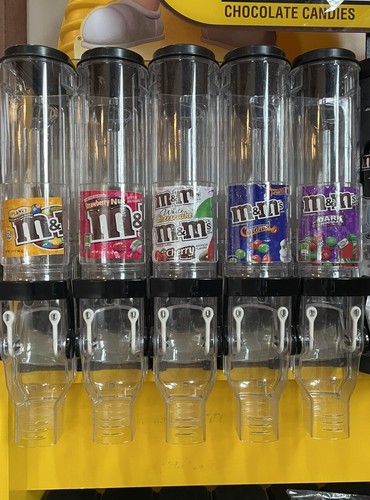 M&M Colorworks 21 Dispenser Candy Store Display - Picture 2 of 6