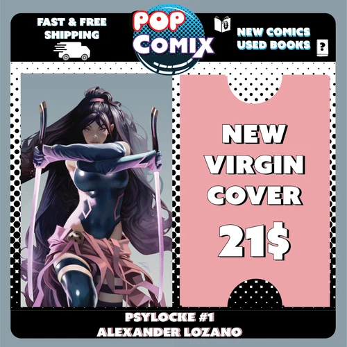 PSYLOCKE #1 ALEXANDER LOZANO VIRGIN VAR (11/13/2024) NEW 1 Day Handling