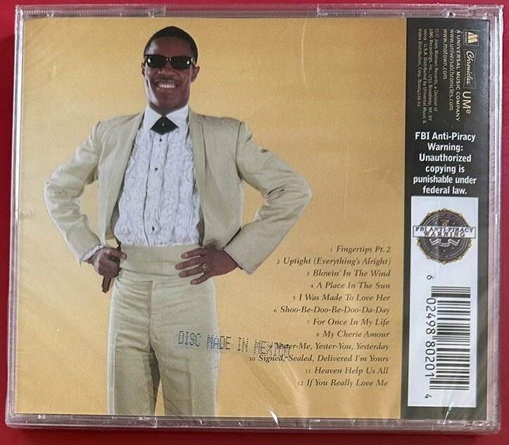 The Best Of Stevie Wonder - 20th Century Masters: Millennium Collection CD EB42 - Image 2 of 2