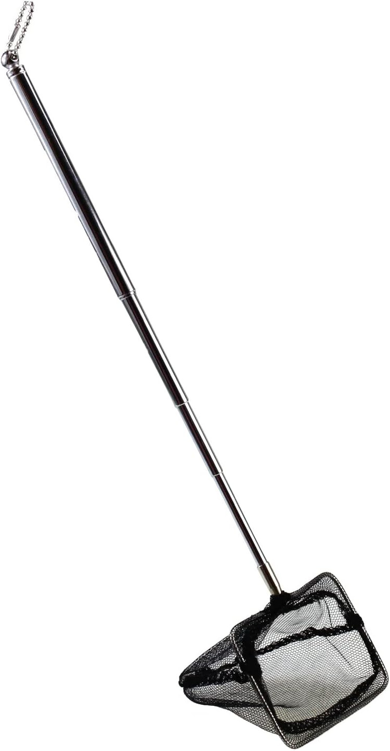 3 Inch Fish Net Aquarium Fish Tank Net with Long Adjustable Handle