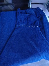 Formal dress blue and black girls size medium really pretty