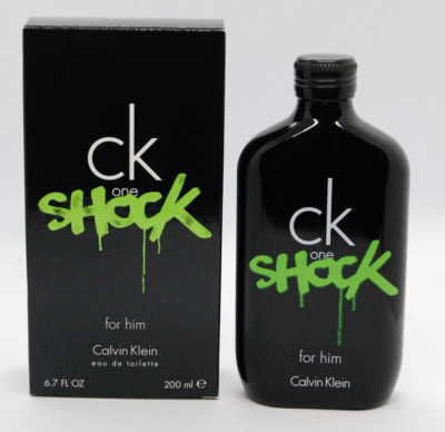 (199,95 /L) Calvin Klein CK One Shock for Him 200 ml EdT Spray Neu/OvP