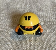 Vintage 80s PAC-MAN Wind Up Walking Toy by Tomy, Works