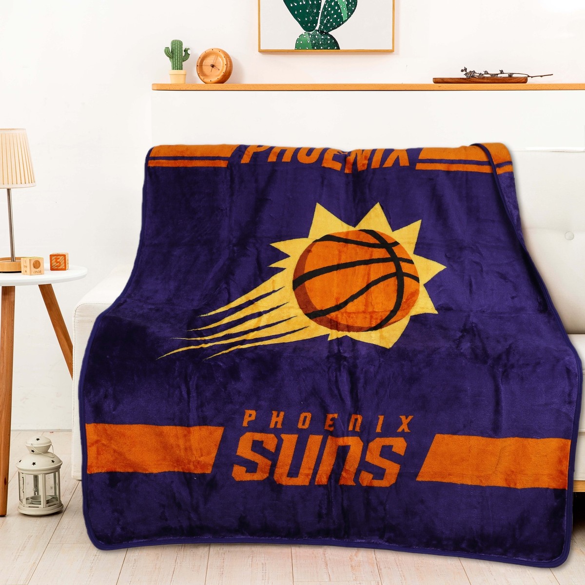 Northwest NBA Phoenix Suns Legion Raschel Throw, 50