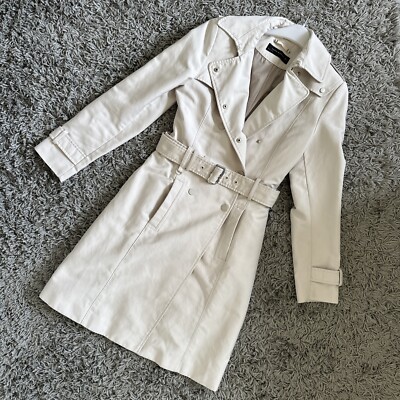 Beige Zara Trench Jacket Size S UK