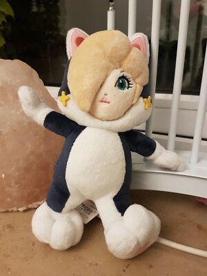 Super Mario Rosalina 3d Katze Cat Stofftier Plüsch Figur 20 cm NEU