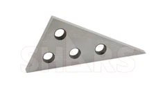 Shars 30/60/90 Degree Solid Angle Plate 4 Holes Hardened Steel New ![