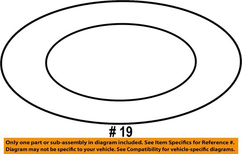 FORD OEM 11-19 Escape Engine Engine Parts-Oil Cooler Gasket BE8Z6L621A - Picture 2 of 2