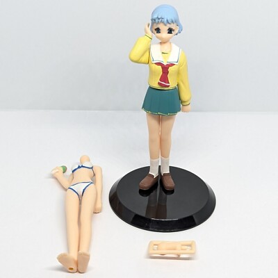 Shizuku Tsukishima Ruriko Aqua Plus Mini Anime Figure Official Yujin Japan 1999